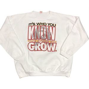 Vintage Jesus Crew Neck Sweater 1990's 2XL White Dated 1994